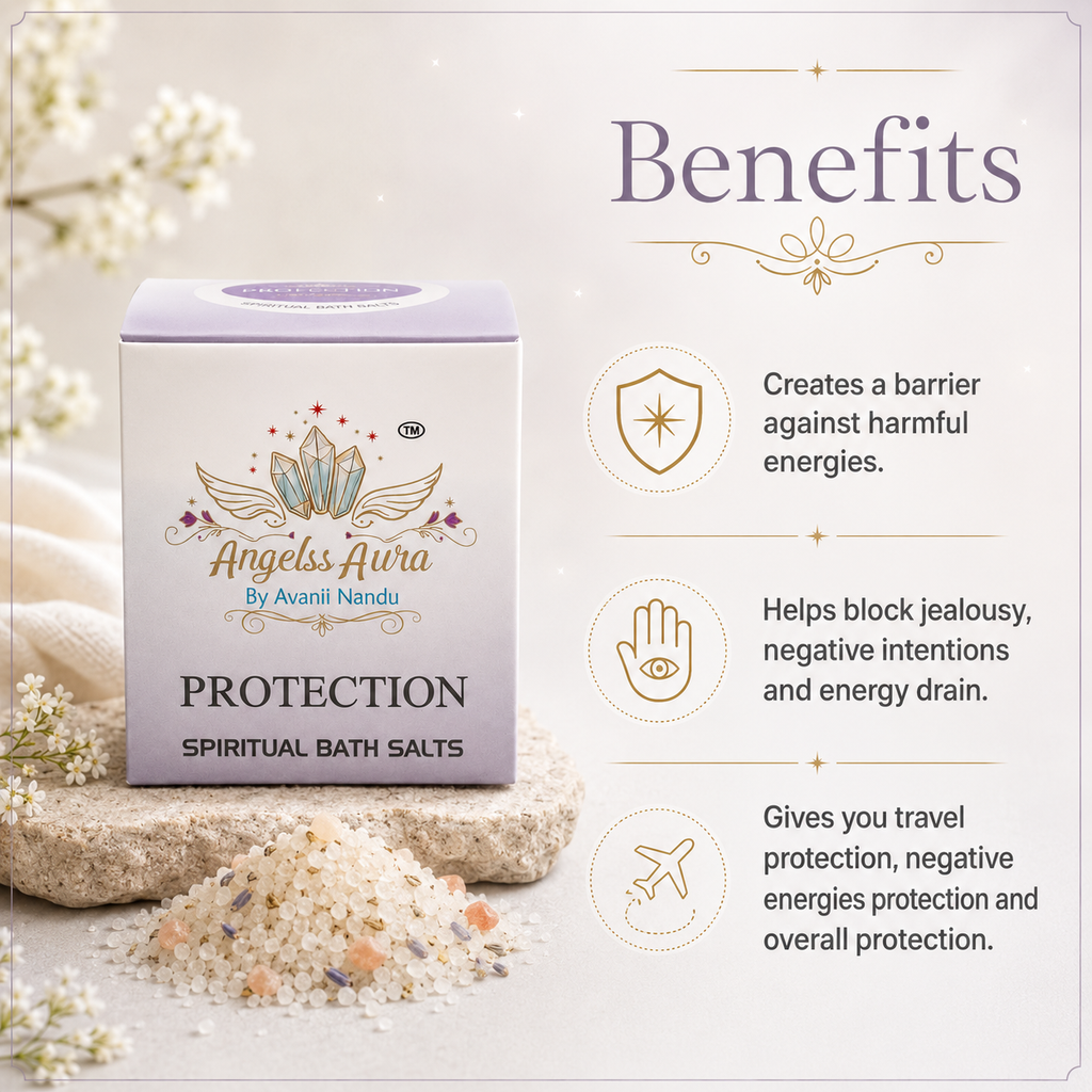 Protection Spiritual Bath Salt for Aura Cleansing, Energy Shielding & Peace