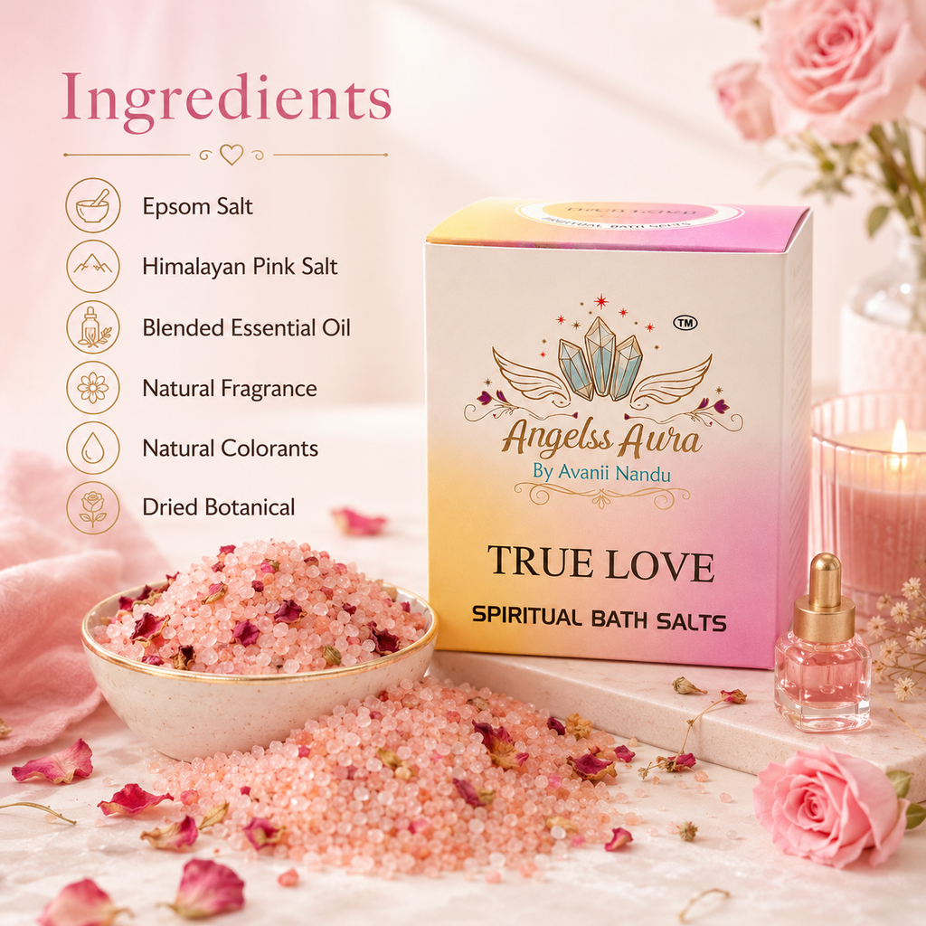 True Love Spiritual Bath Salt for Self Love, Romance & Emotional Healing