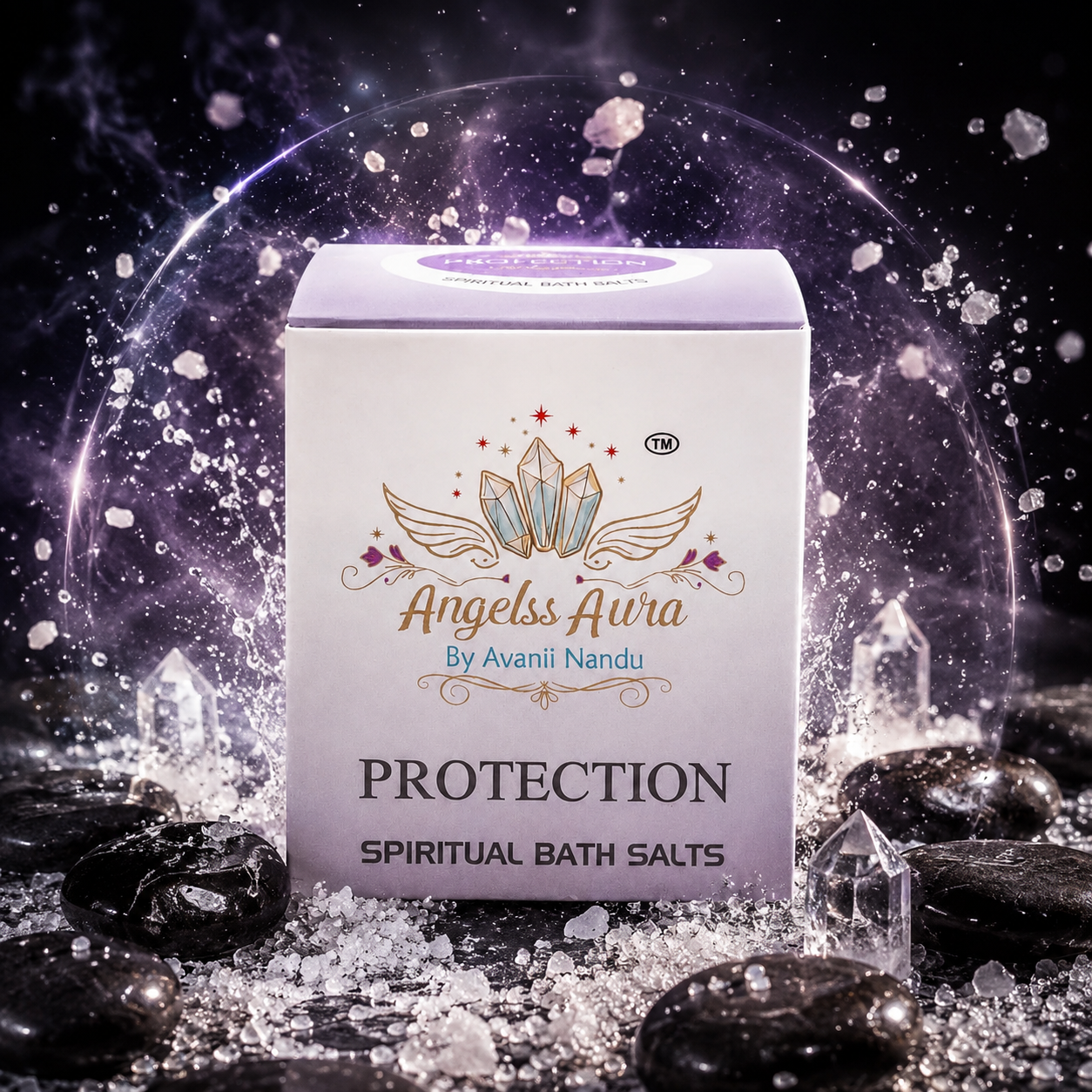 Protection Spiritual Bath Salt for Aura Cleansing, Energy Shielding & Peace