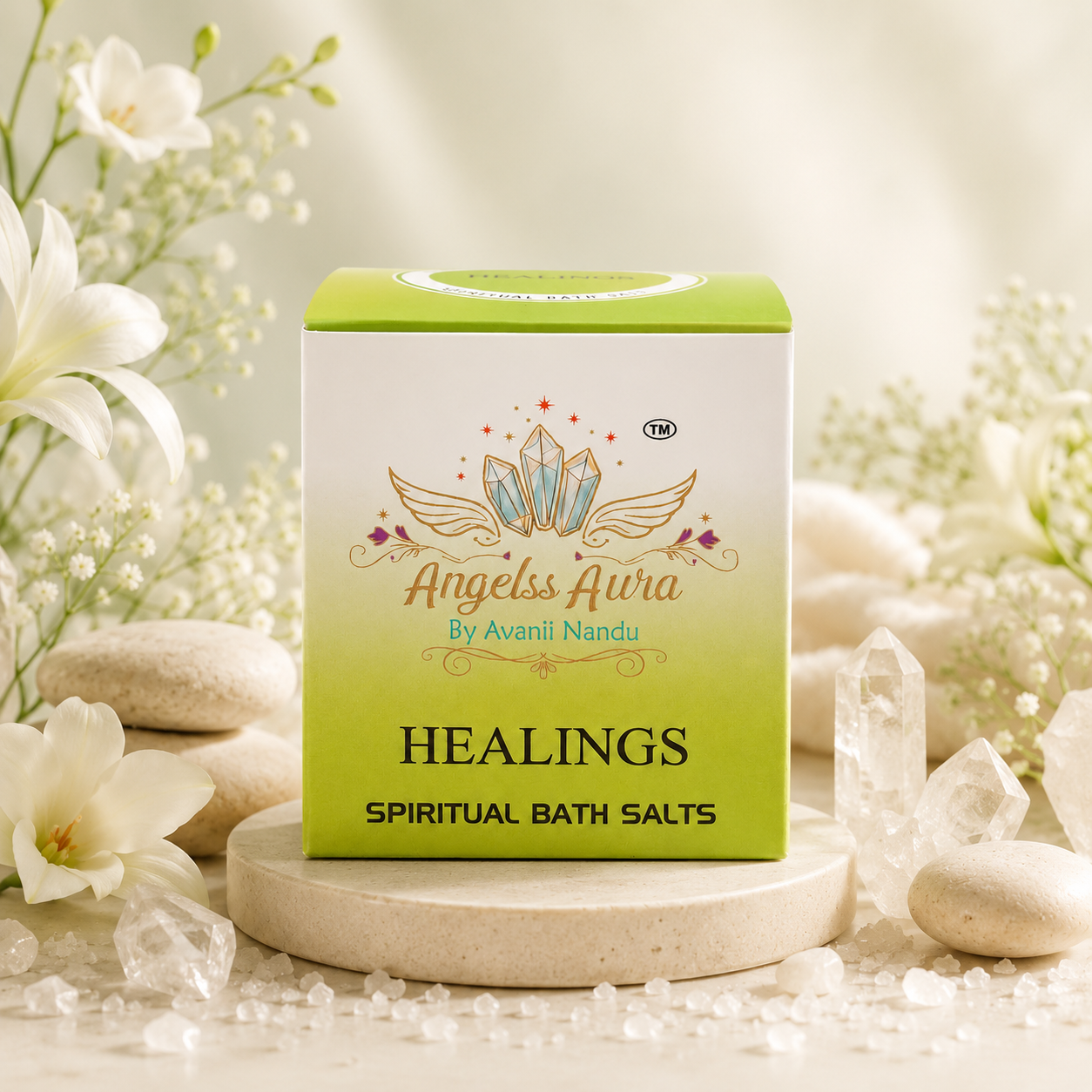 Healing Spiritual Bath Salt for Emotional Healing, Aura Cleansing & Inner Peace