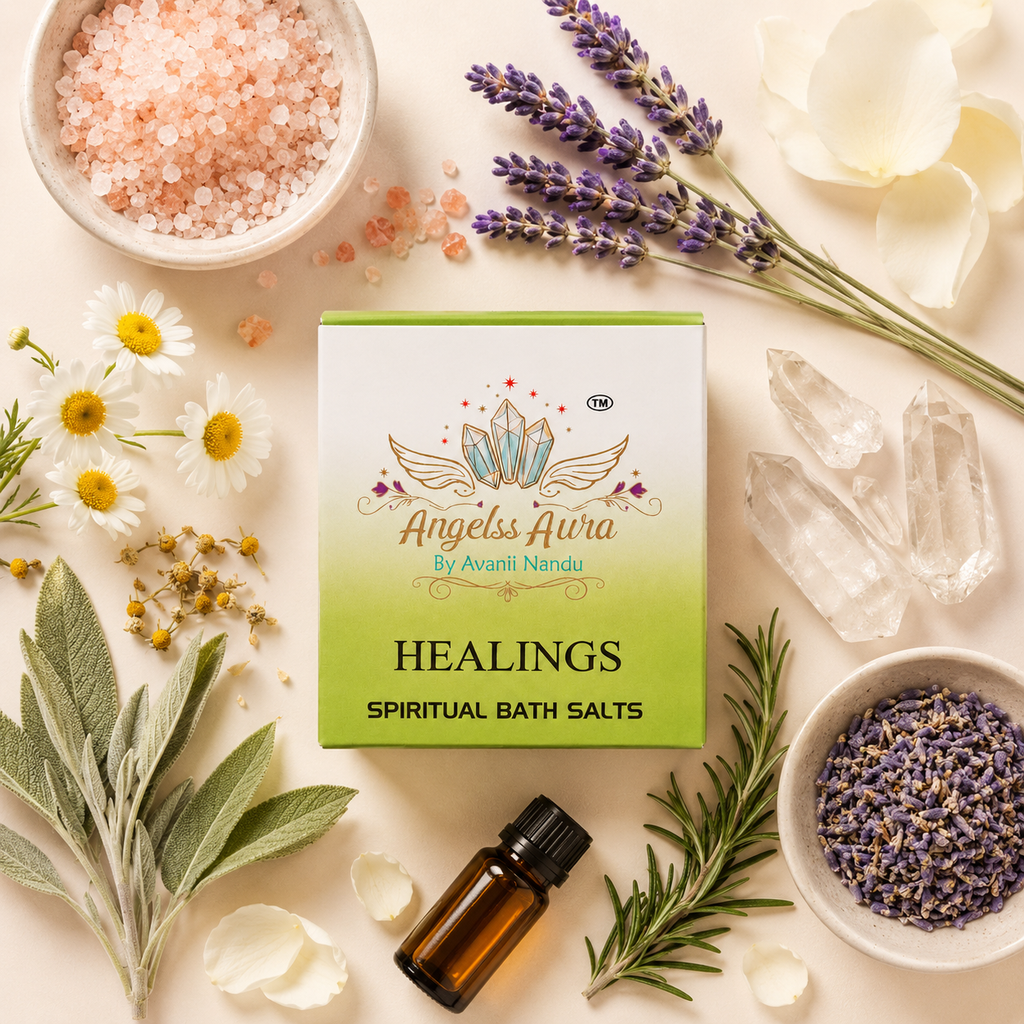 Healing Spiritual Bath Salt for Emotional Healing, Aura Cleansing & Inner Peace