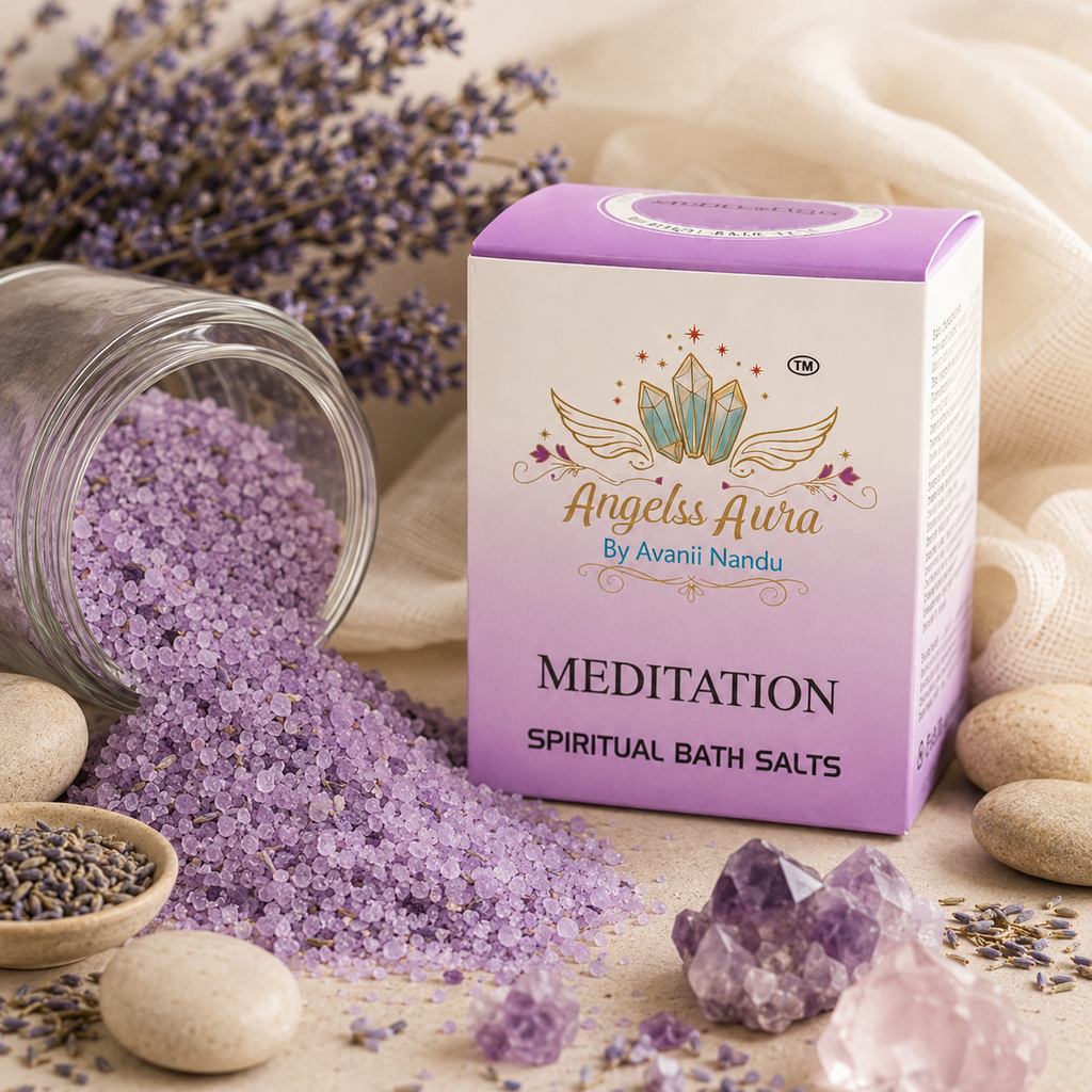Meditation Spiritual Bath Salt for Calm Mind, Aura Cleansing & Inner Peace