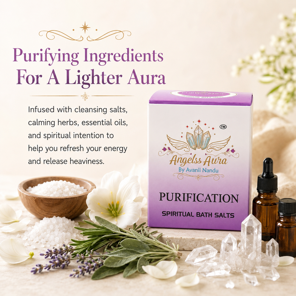 Purification Spiritual Bath Salt for Aura Cleansing, Energy Reset & Inner Peace