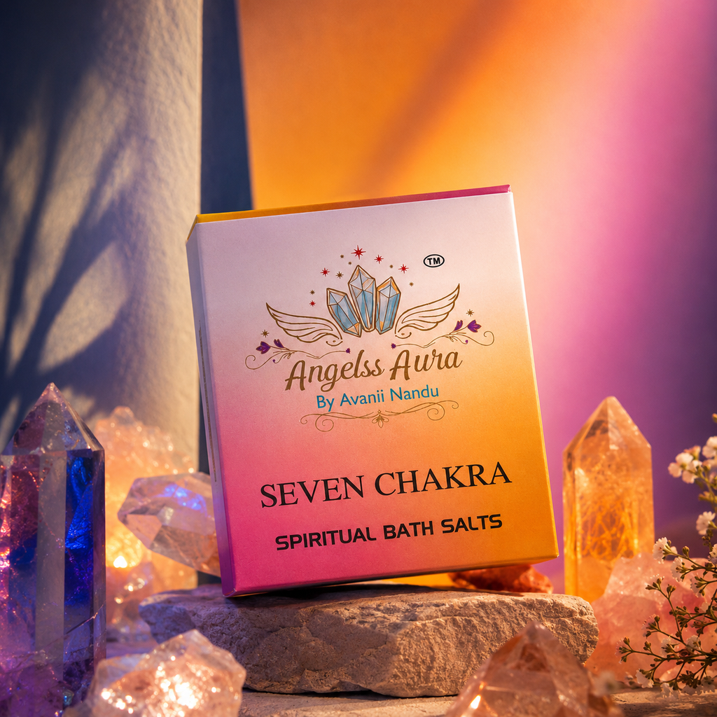 Seven Chakra Spiritual Bath Salt for Energy Balance, Aura Cleansing & Alignment