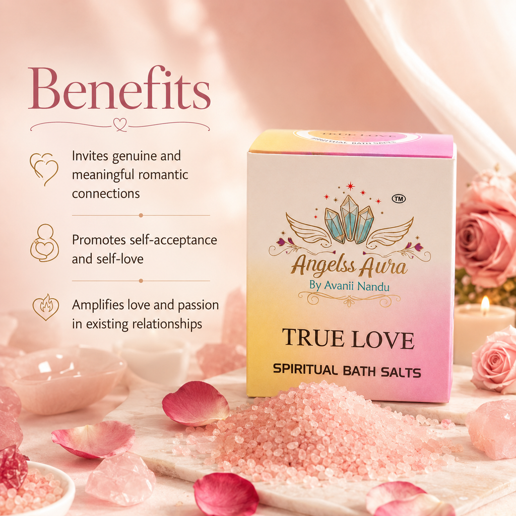 True Love Spiritual Bath Salt for Self Love, Romance & Emotional Healing