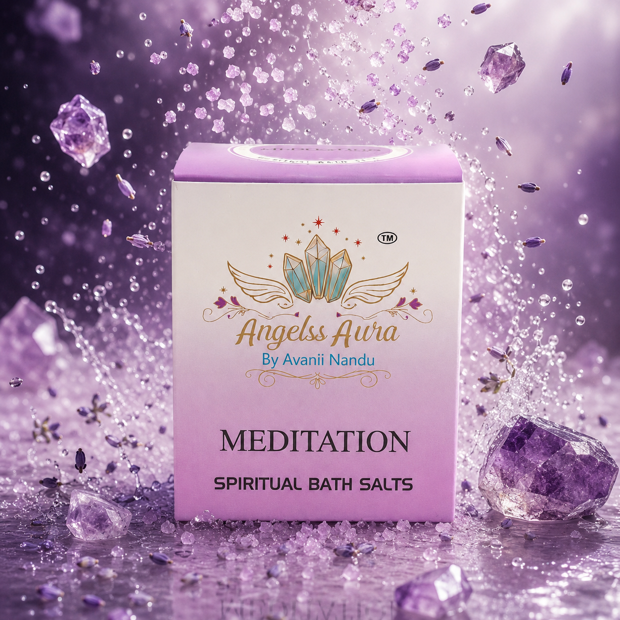 Meditation Spiritual Bath Salt for Calm Mind, Aura Cleansing & Inner Peace