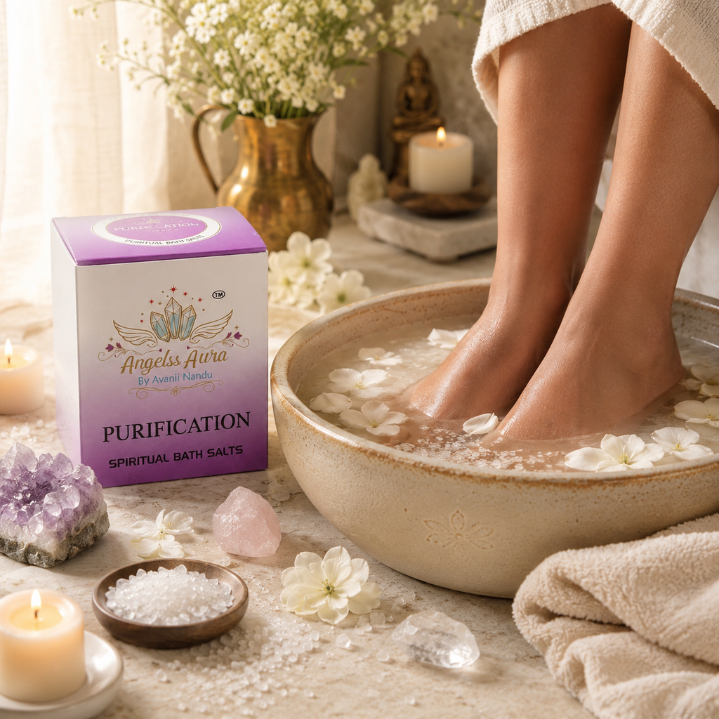 Purification Spiritual Bath Salt for Aura Cleansing, Energy Reset & Inner Peace
