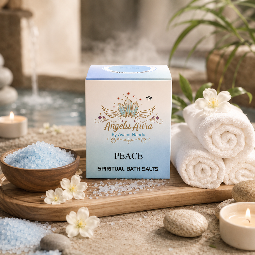 Peace Spiritual Bath Salt for Calm Energy & Aura Cleansing