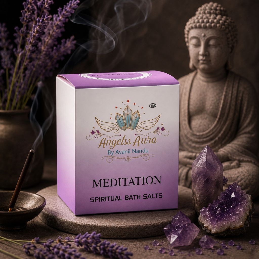 Meditation Spiritual Bath Salt for Calm Mind, Aura Cleansing & Inner Peace